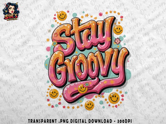Download Y Groovy: Retro Vibes - Groovy Smiley - Premium Resources
