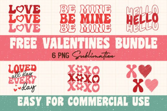 Download Retro Valentines Day Sublimation Bundle - Retro Collection