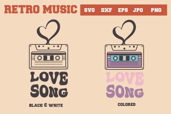 Download Retro Music,Love Song Svg and Sublim - Retro music Collection