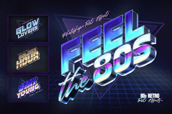 Download 80s Retro Nostalgia Text Effects - Retro Collection