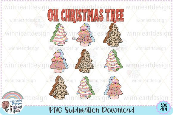 Download Oh Christmas Tree Cakes Retro Holiday - Retro Collection